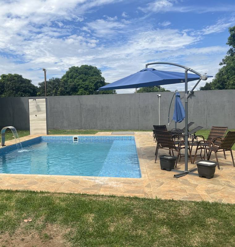 piscina para alugar final de semana
